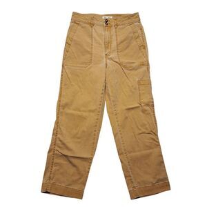 Madewell Jeans Womens 27 Cargo Carpenter Canvas Brown mb288